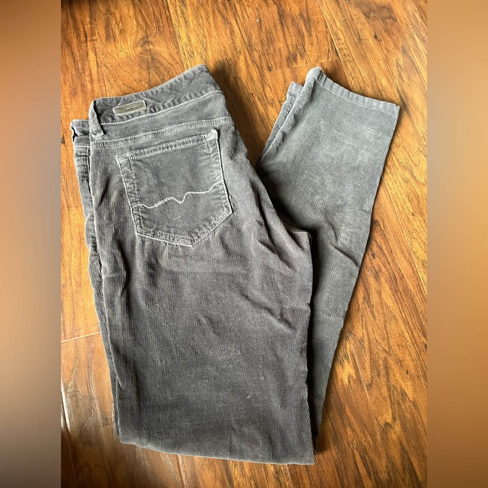 Red Engine Cinder Gray Corduroy Straight Leg Women’s Pants Size 29